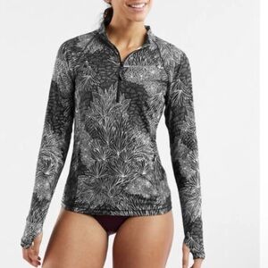 Title Nine Sunbuster 1/4 Zip Long Sleeve Fernweh Sun Shirt